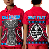Custom Chamorro Guam Polo Shirt Latte Stone Red Polynesian Haligi LT13 - Wonder Print Shop
