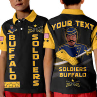 Custom Buffalo Soldiers Polo Shirt KID BSMC Club Adore Motorcycle LT13 - Wonder Print Shop
