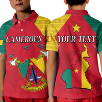 Custom Cameroon Polo Shirt KID Independence Day Cameroonians Pattern LT13 - Wonder Print Shop