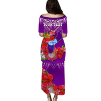 custom-personalised-guam-chamorro-puletasi-dress-guaman-latte-stone-tropical-flowers-purple-version