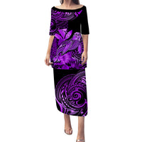 custom-personalised-hawaii-monk-seal-puletasi-dress-kakau-with-kanaka-purple