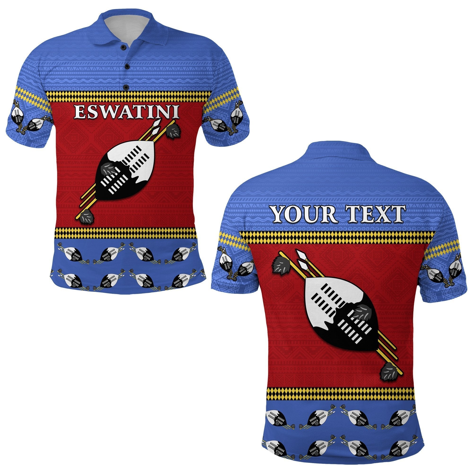 custom-personalised-eswatini-independent-anniversary-polo-shirt-flag-and-shield-swaziland