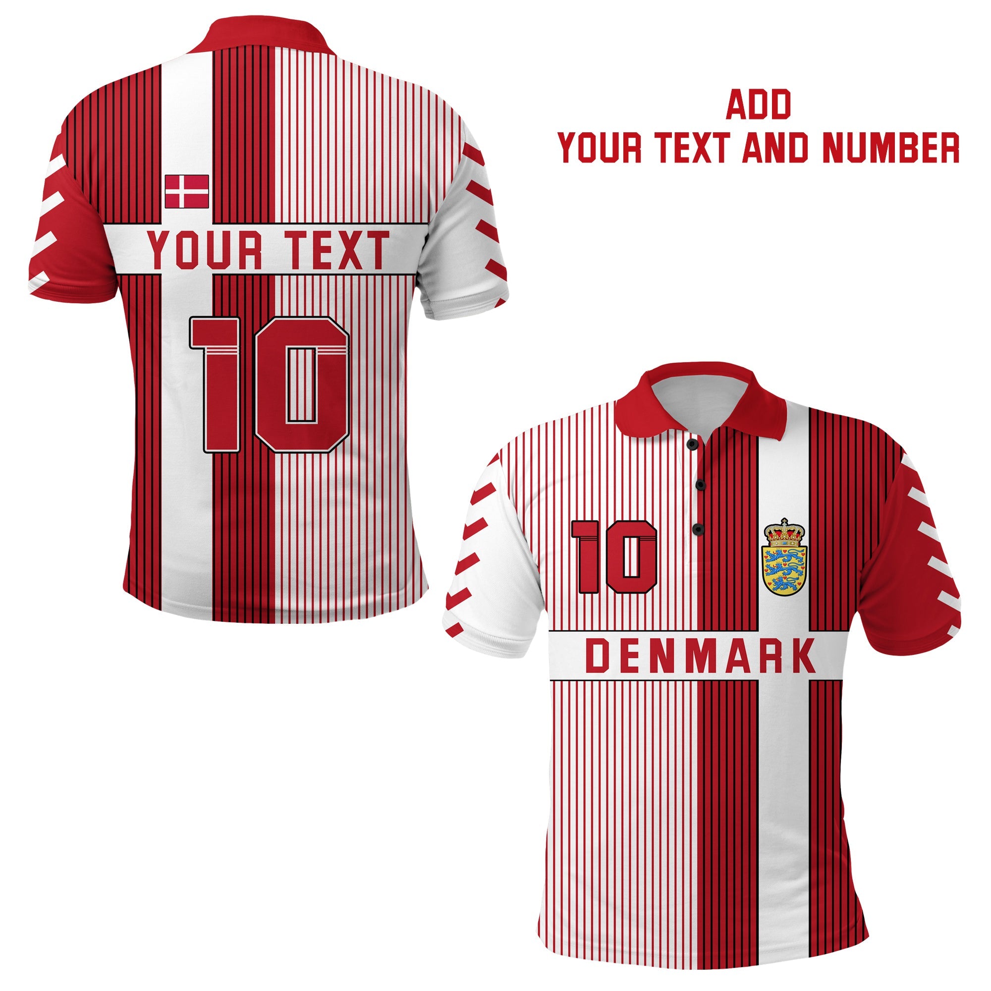 custom-personalised-denmark-football-polo-shirt-come-on-denmark-custom-text-and-number