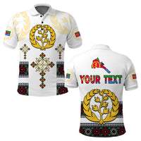 Custom Eritrea Cross Polo Shirt Independence Day Proud Eritrean LT13 - Wonder Print Shop