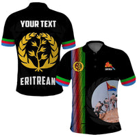 Custom Eritrea EPLF Polo Shirt Spirit Eritrean LT13 - Wonder Print Shop