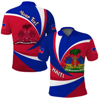 Custom Haiti Polo Shirt Style Color Flag LT13 - Wonder Print Shop