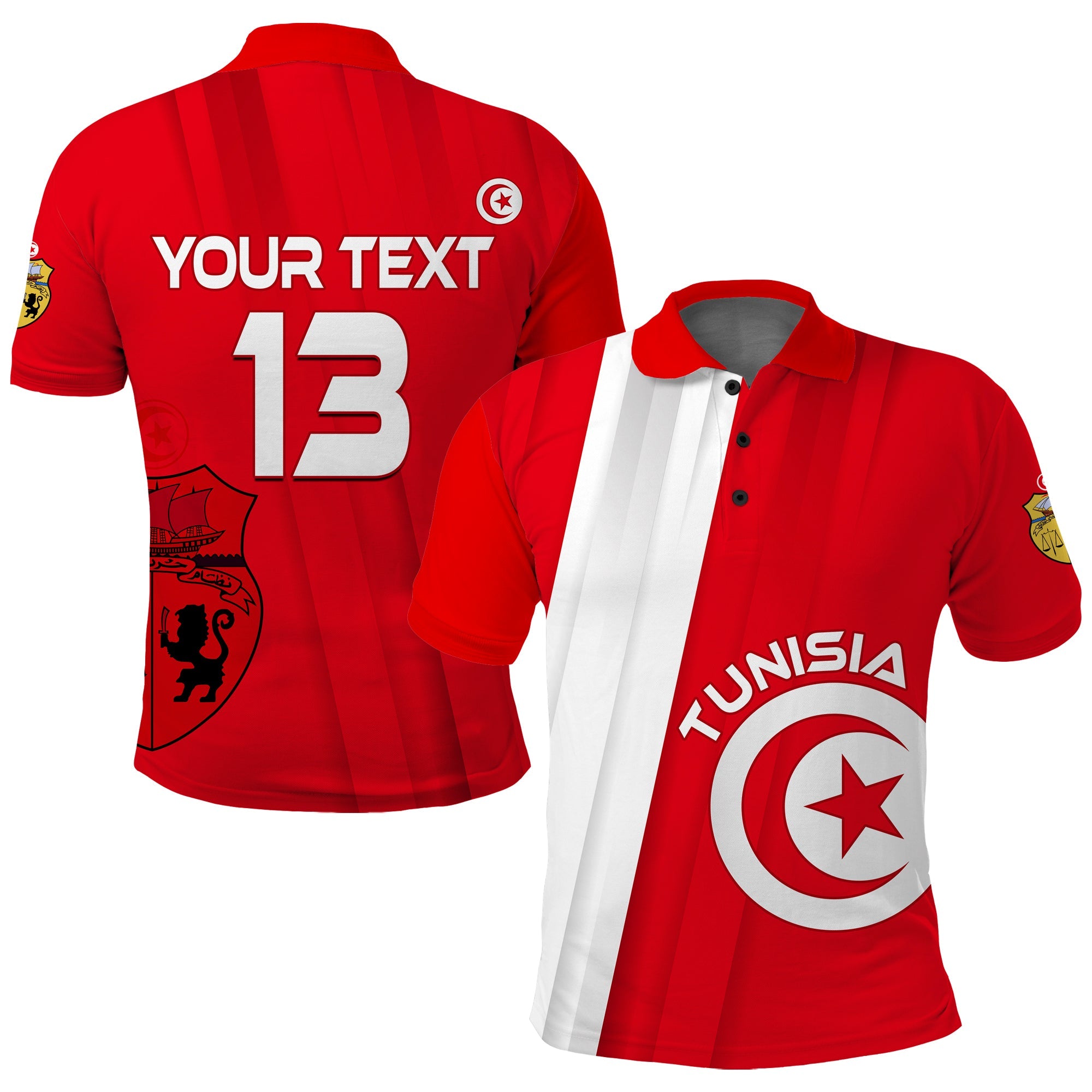 custom-text-and-number-tunisia-polo-shirt-always-in-my-heart
