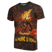 Hawaii Goddess Of Fire Pele T Shirt Hawaiian Mythology Style - Wonder Print Shop