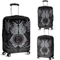 Viking Luggage Cover - Perth Rune, Raven Tattoo RLT12 - Wonder Print Shop