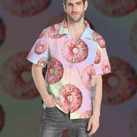 Pink Donuts Hawaiian Shirt - Wonder Print Shop