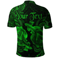 Custom Pisces Zodiac Polynesian Polo Shirt Unique Style Green LT8 - Wonder Print Shop