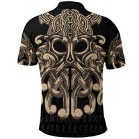 Viking Polo Shirt Chest Tattoo All Over Print RLT12 - Wonder Print Shop