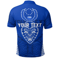 Custom FSM Pohnpei Heart Shape Polo Shirt Micronesia Pattern - Wonder Print Shop