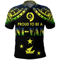 Vanuatu Proud To Be A Ni Van Polynesian Pattern Polo Shirt Malampa Province - Wonder Print Shop