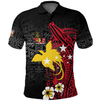 Papua New Guinea Independence Polo Shirt PNG Kumuls Tribal Crocodile - Wonder Print Shop