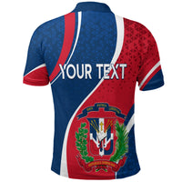 Dominican Republic Polo Shirt Independence Day Curve Style - Wonder Print Shop