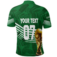 Custom Saudi Arabia Polo Shirt Football 2022 Green Falcons - Wonder Print Shop