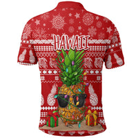 Christmas Hawaii Polo Shirt Mele Kalikimaka Pineapple - Wonder Print Shop