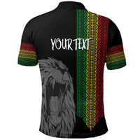 Ethiopia Patriot Day Custom Polo Shirt Roaring Lion - Wonder Print Shop