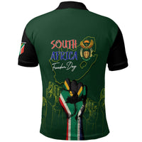 South Africa Freedom Day Polo Shirt Fist Up Style - Wonder Print Shop