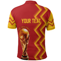 Custom Spain Polo Shirt Football 2022 The Red Fury - Wonder Print Shop