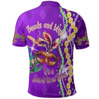 Polo Shirt Beads And Bling Its A Mardi Gras Thing - Wonder Print Shop