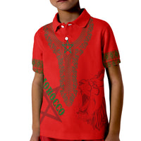 Custom Morocco Soccer Polo Shirt Football 2022 KID Kaftan Style - Wonder Print Shop