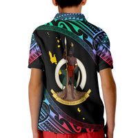 Vanuatu Proud To Be A Ni Van Polynesian Pattern Polo Shirt KID Shefa Province - Wonder Print Shop