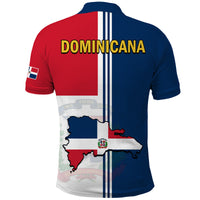 Dominican Republic Polo Shirt Coat Of Arms And Flag Map - Wonder Print Shop