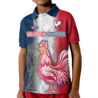 Custom France Football Qatar Roosters Champions 2022 Polo Shirt - Wonder Print Shop