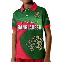 Custom Bangladesh Cricket Team Polo Shirt Bangla Tigers Simple - Wonder Print Shop
