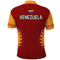 Venezuela Baseball Flag Map Polo Shirt - Wonder Print Shop