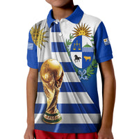Custom Uruguay Football La Celeste World Cup Polo Shirt - Wonder Print Shop