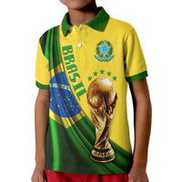 Brasil Football Champions WC 2022 Polo Shirt - Wonder Print Shop