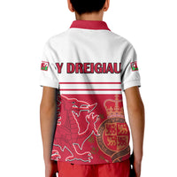 Wales Football Qatar 2022 Cymru Polo Shirt Coat Of Arms Red - Wonder Print Shop
