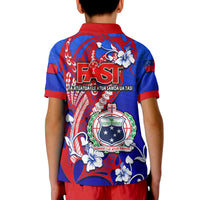 Special Samoa FAST Party Polo Shirt Tribal Samoan Hibiscus Design - Wonder Print Shop