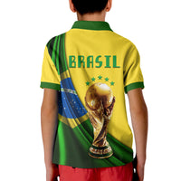 Brasil Football Champions WC 2022 Polo Shirt - Wonder Print Shop