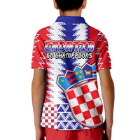 Croatia Football Sport Style Polo Shirt - Wonder Print Shop