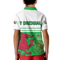 Wales Football Qatar 2022 Polo Shirt Cymru Coat of Arms - Wonder Print Shop