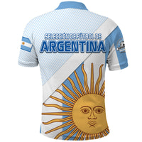 Argentina Sol de Mayo Football Polo Shirt - Wonder Print Shop