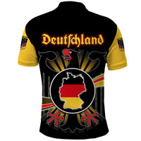 Germany Football Black Eagle Jersey Deutschland Champion Polo Shirt - Wonder Print Shop