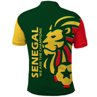Senegal Football Lion of Teranga Polo Shirt - Wonder Print Shop