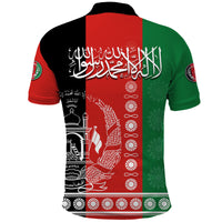Afghanistan Mens Cricket Team Afghan Traditional Pattern Polo Shirt - Wonder Print Shop