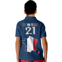 Custom France Rooster Les Bleus Football Polo Shirt - Wonder Print Shop