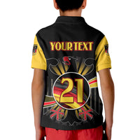 Custom Germany Football Black Eagle Jersey Deutschland Champion Polo Shirt - Wonder Print Shop