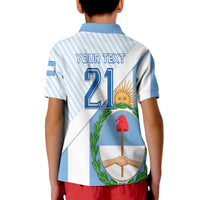 Custom Argentina Champions Polo Shirt Football 2022 La Albiceleste Sol de Mayo - Wonder Print Shop