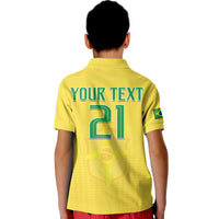 Custom Brazil Football Sub20 Champions South American Polo Shirt - Wonder Print Shop