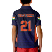 Custom India National Cricket Team Polo Shirt Men In Blue Sports Style - Wonder Print Shop