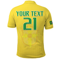 Custom Brazil Football Sub20 Champions South American Polo Shirt - Wonder Print Shop