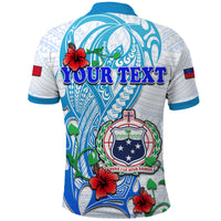 Custom Special Samoa HRPP Party Polo Shirt Tribal Samoan Hibiscus Design - Wonder Print Shop